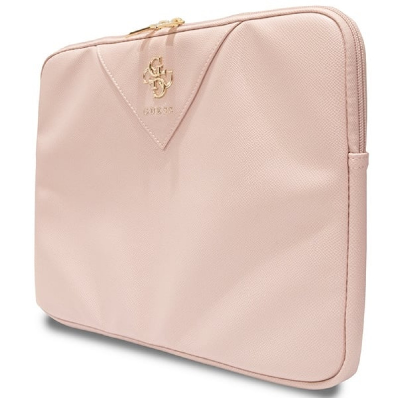 Capa para portátil Guess GUCS14ZPGSTEGP, 14", Triangle 4G, rosa