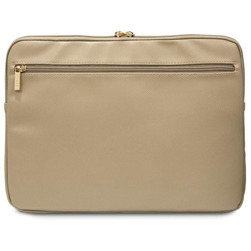 Capa para portátil Guess GUCS14ZPGSTEGD, 14", Triangle 4G, dourado claro