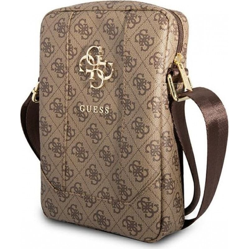 Capa para tablet Guess GUTB10G4GFBR, 10 polegadas, castanha 4G Big Metal Logo