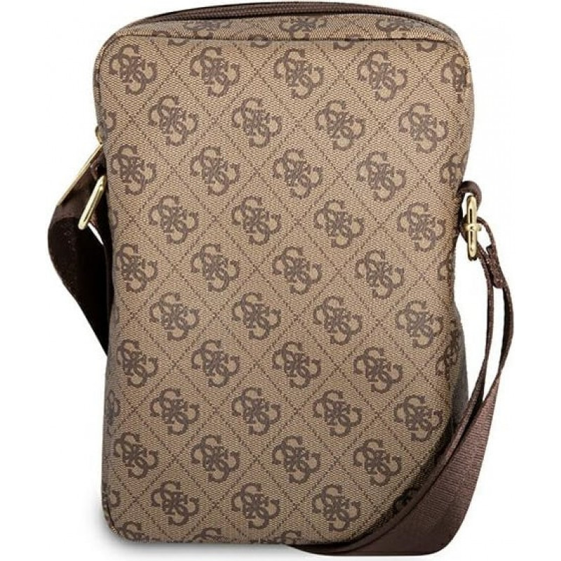 Capa para tablet Guess GUTB10G4GFBR, 10 polegadas, castanha 4G Big Metal Logo