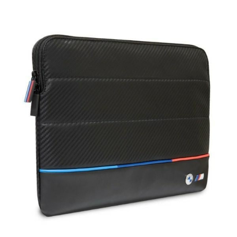 Mala para portátil BMW BMCS16PUCARTCBK, 16 polegadas, preta Carbon Tricolor