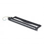 StarTech.com C6PANELSTP241U Painel de ligação keystone em branco 24 portas 1U com barra de gestão de cabos, 48,3 cm, CAT6A, preto