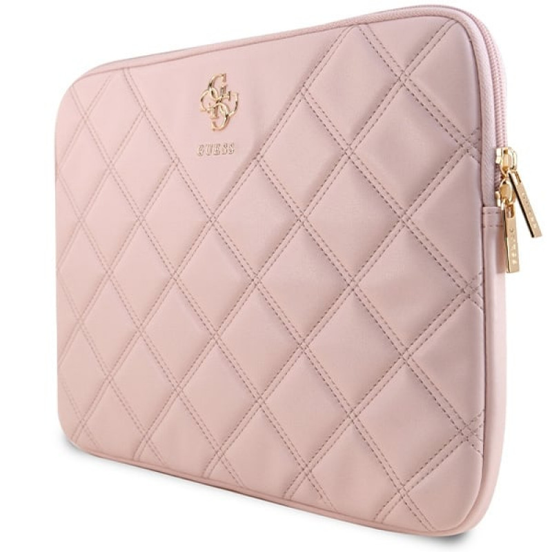 Capa para portátil Guess Quilted 4G GUCS14ZPSQSSGP 14" rosa