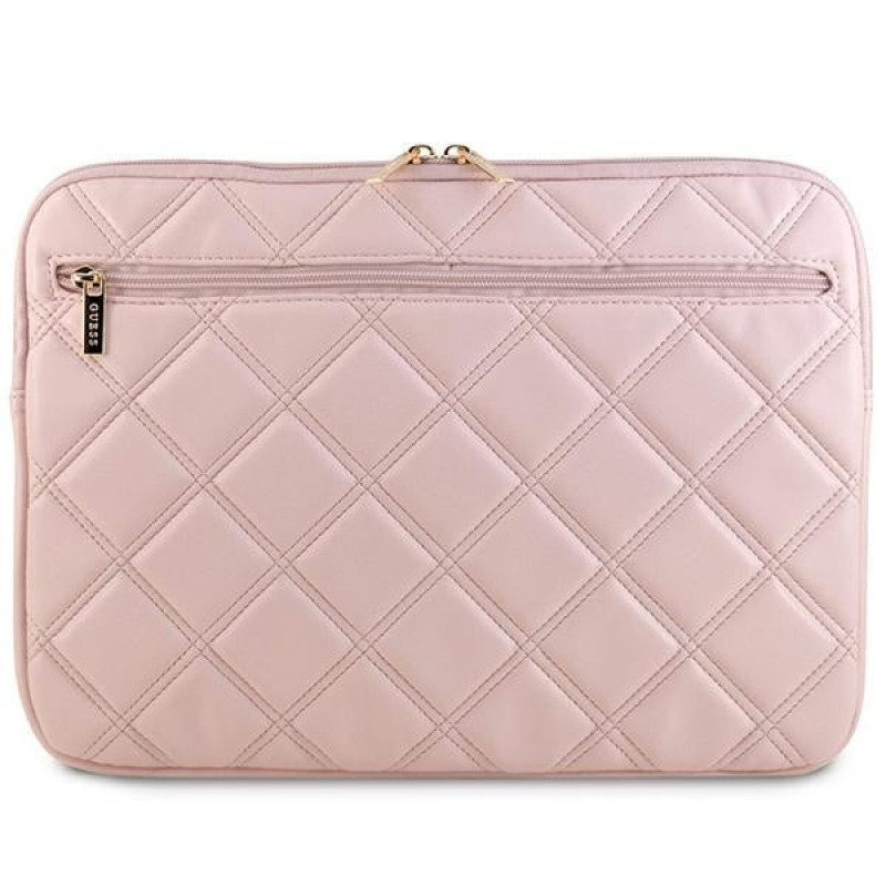 Capa para portátil Guess Quilted 4G GUCS14ZPSQSSGP 14" rosa