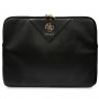Capa para portátil Guess GUCS16ZPGSTEGK ZIP Leather Triangle 4G 16", preta