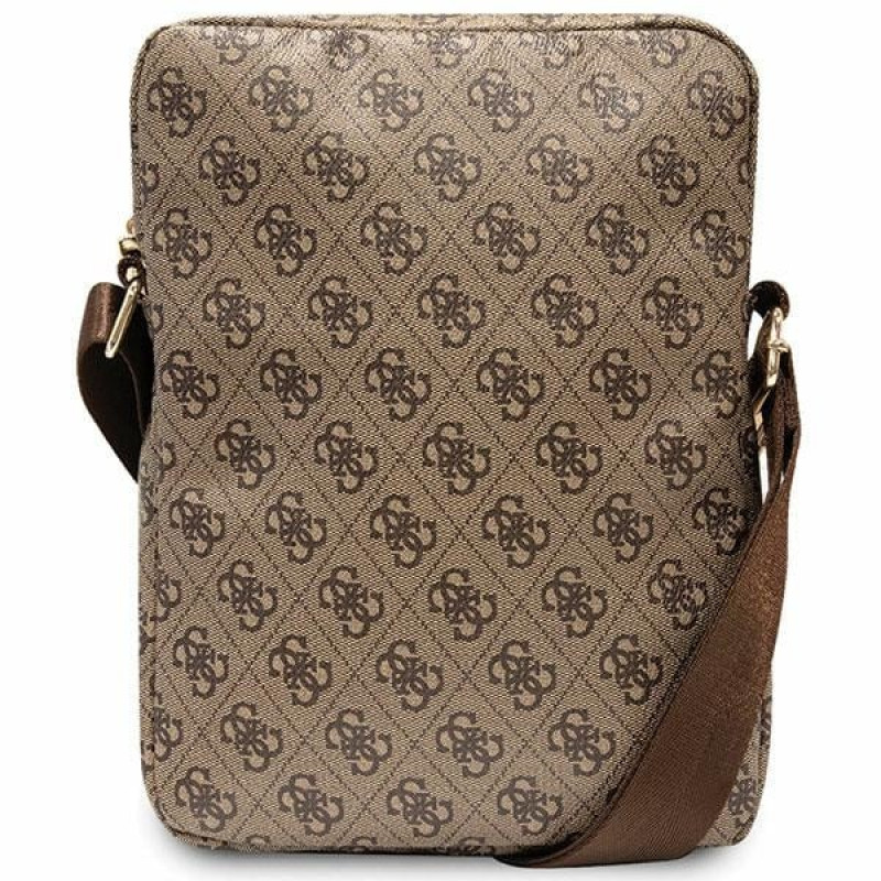 Guess GUTB10P4RPSW 4G Stripes mala para tablet 10", castanha