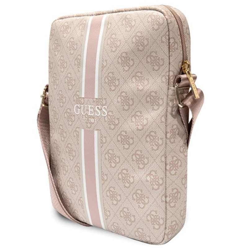 Guess GUTB10P4RPSP Bolsa para tablet 4G Stripes 10" rosa