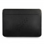 Capa Guess GUCS13PUSASBK Saffiano Script para portátil de 13", preta