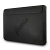Capa Guess GUCS13PUSASBK Saffiano Script para portátil de 13", preta