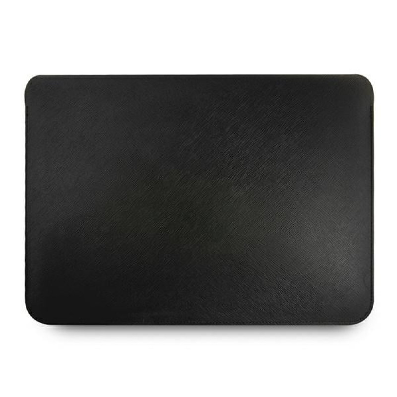 Capa Guess GUCS13PUSASBK Saffiano Script para portátil de 13", preta
