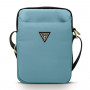 Capa para tablet Guess GUTB10NTMLLB Nylon Triangle Logo para tablets até 10,2", azul