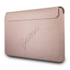 Guess GUCS13PUSASPI Saffiano Script capa para portátil de 13", rosa
