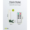 Goobay 75258 Velas de árvore de Natal LED sem fios (20 unid.), incl. 20x AAA (LR03), clipes, telecomando, temporizador, regulável, branco quente (2600 K)