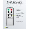 Goobay 75258 Velas de árvore de Natal LED sem fios (20 unid.), incl. 20x AAA (LR03), clipes, telecomando, temporizador, regulável, branco quente (2600 K)