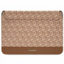 Capa para portátil Guess GUCS14HGCFSEW 14", GCube Stripes, castanha
