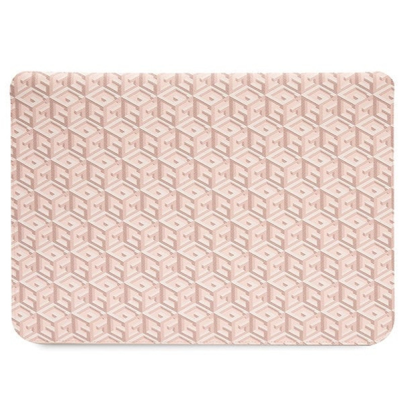 Capa para portátil Guess GUCS14HGCFSEP 14", GCube Stripes, rosa