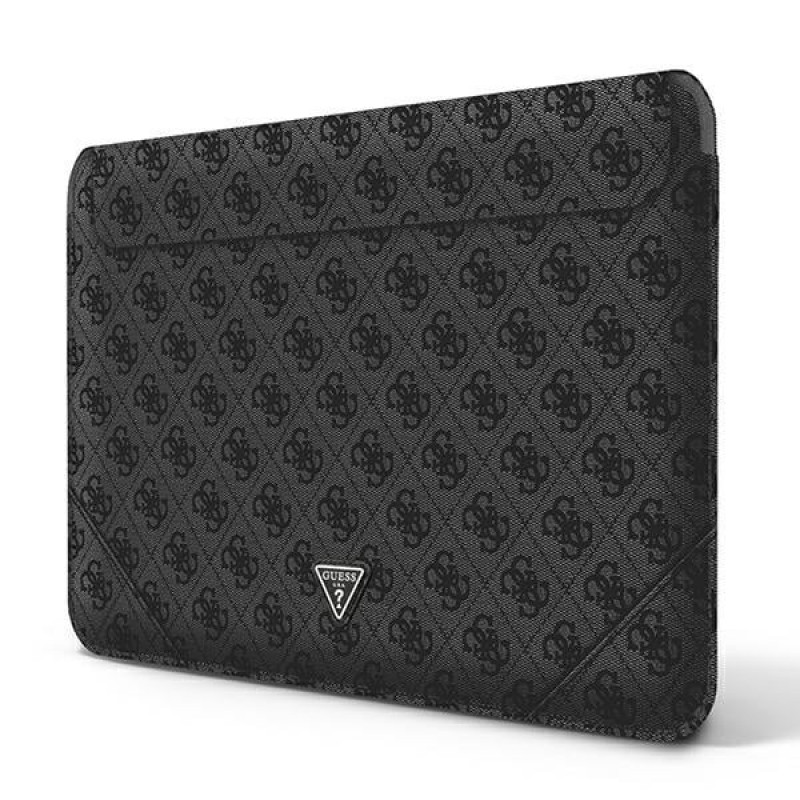 Capa para portátil Guess GUCS14P4TK 13/14 polegadas, 4G Uptown Triangle, preta
