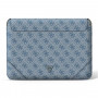 Capa para portátil Guess GUCS14P4TB 13/14 polegadas, 4G Uptown Triangle, azul