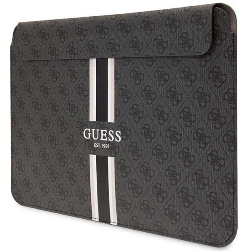 Capa para portátil Guess GUCS14P4RPSK 14 polegadas, 4G Printed Stripes, preta