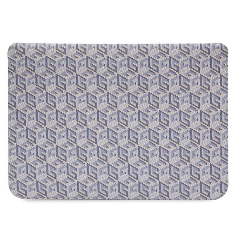 Capa para portátil Guess GUCS14HGCFSEB 14", GCube Stripes, azul