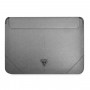 Capa para portátil Guess GUCS14PSATLG 13/14 polegadas, Saffiano Triangle, prateada