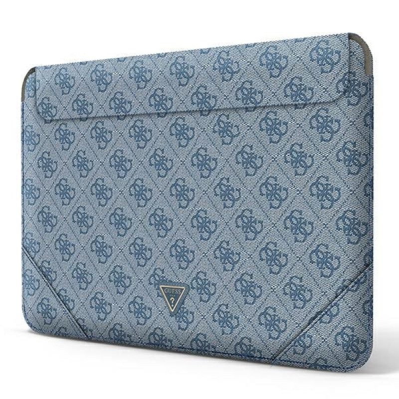 Capa para portátil Guess GUCS16P4TB 16 polegadas, 4G Uptown Triangle, azul