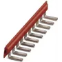 Phoenix Contact 2715953 Ponte de inserção EB 80-DIK RD, 80 polos, 6,2 mm, vermelho, bloco de terminais
