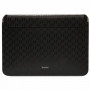 Mala para portátil Karl Lagerfeld KLCS14SAKLHPK para 14", preta, Saffiano Monogram Plaque
