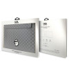 Mala para portátil Karl Lagerfeld KLCS14SAKHPCG para 14 polegadas, prateada, Saffiano Monogram Choupette