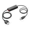 Adaptador de gancho eletrónico HP Poly APU-76 para auriculares, em conformidade com TAA (85R00AA)