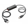 Adaptador de gancho eletrónico HP Poly APU-76 para auriculares, em conformidade com TAA (85R00AA)