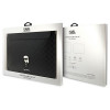Karl Lagerfeld KLCS14SAKHPKK Mala para portátil de 14", preta, Saffiano Monogram Ikonik