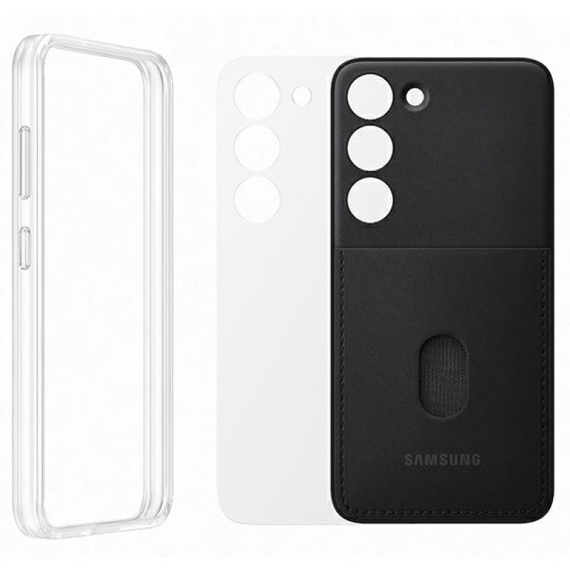 Samsung Galaxy S23 Frame Cover EF-MS911CB, preto
