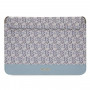 Guess GUCS16HGCFSEB Mala para portátil até 16", GCube Stripe, azul