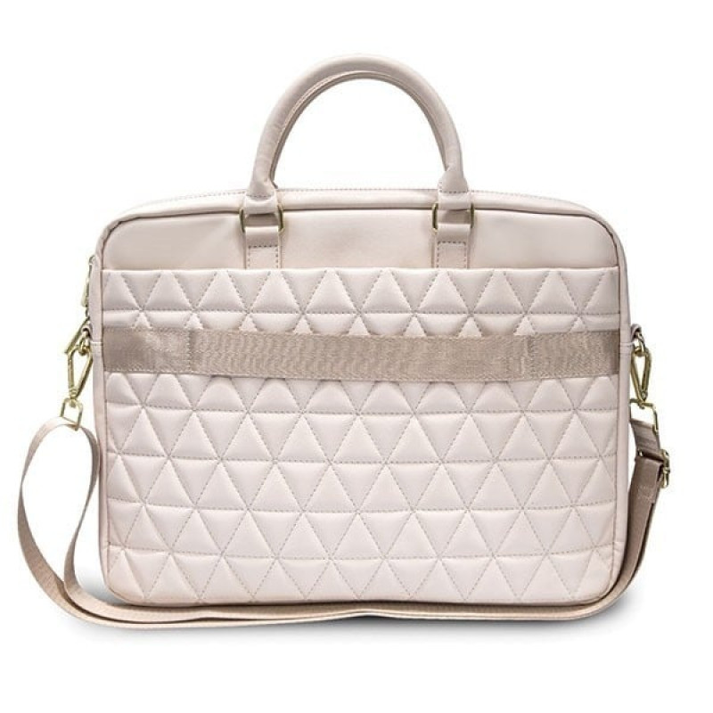 Guess GUCB15QLPK Mala para portátil 15", rosa, Quilted