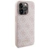 Guess GUBPM5P15X4GEMGP Apple iPhone 15 Pro Max Capa rígida + bateria externa MagSafe de 5000 mAh, 4G Metal Logo, rosa