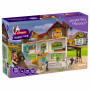 Schleich Horse Club vila à beira do lago e paddock conjunto de brinquedo 42785