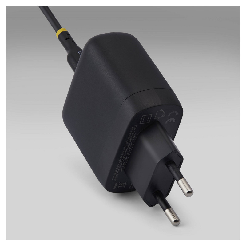 Carregador de portátil StarTech.com 1065EB-WALL-CHARGER 65 W USB-C GaN, preto