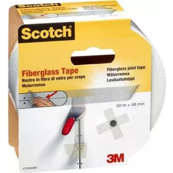 3M 47035048 fita de reparação branca 50 m x 48 mm, rolo individual