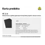 Lixa de água Klingspor PS11A P2000, 50 folhas