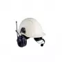 3M PELTOR LiteCom headset com arco de cabeça e rádio bidirecional, preto/azul/branco XH001680442