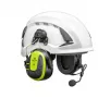 3M Peltor WS Alert X MRX21P3E3WS7 Headset Bluetooth para capacete com 30 dB SNR, amarelo de alta visibilidade