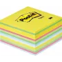 Cubo de notas 3M Post-it, 76 x 76 mm, Ultra Colors, 450 folhas, papel certificado PEFC, 1 cubo (2030-U)