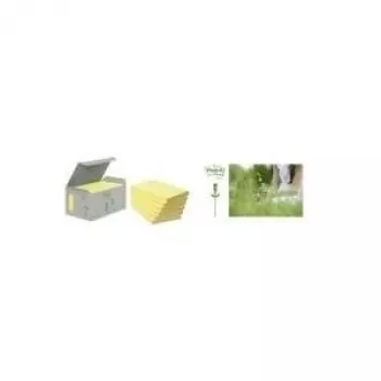 Notas adesivas 3M Post-it Recycling Notes, 76 x 76 mm, amarelas (6541B)