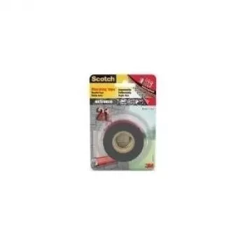 3M Scotch Fita de Montagem de Dupla Face, 19 mm x 1,5 m, Extra Forte, Cinzento, Suporta 6 kg por 30 cm 40021915