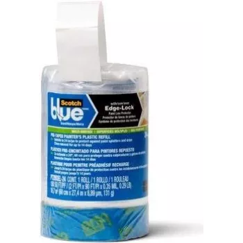 3M ScotchBlue 2090 fita de mascarar para pintura, 24 mm x 22,86 m, azul, interior, adesivo acrílico, remoção limpa até 14 dias 7100197950