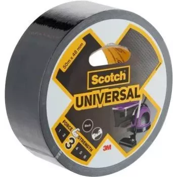 Fita multiusos 3M Universal preta, 50 m x 48 mm, 6 rolos 7100205298