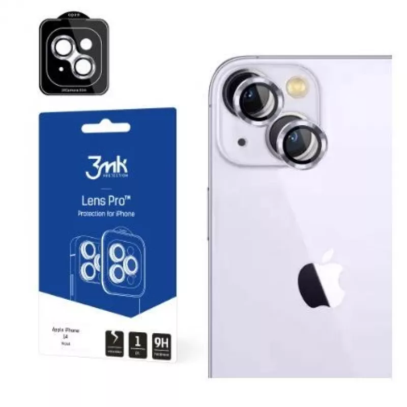 3MK Proteção de Lente Pro para Apple iPhone 14 Violeta