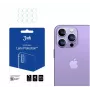 3MK Apple iPhone 14 Pro/14 Pro Max protetor de lente - vidro temperado e liga de alumínio, dureza 9H, preto