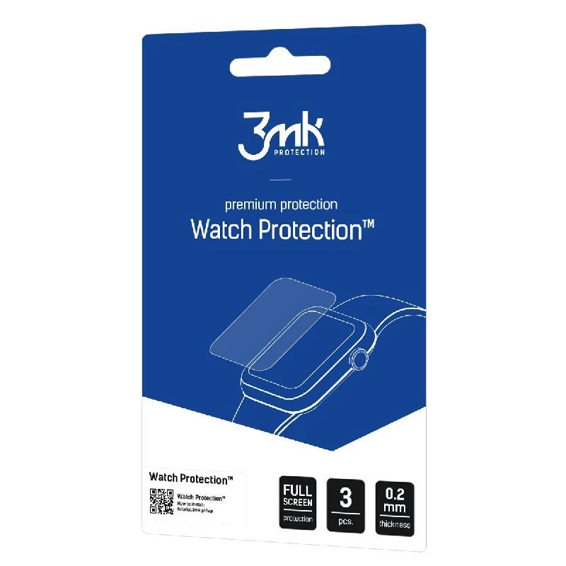 Protetor de ecrã 3MK Protection ARC para Apple Watch 6/SE 40 mm